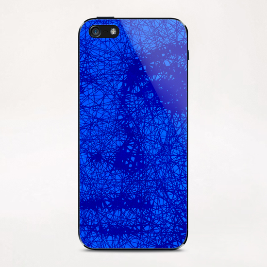 Blue Portray iPhone & iPod Skin by Vic Storia
