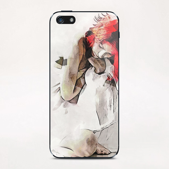 Portrait - Myths iPhone & iPod Skin by Galen Valle