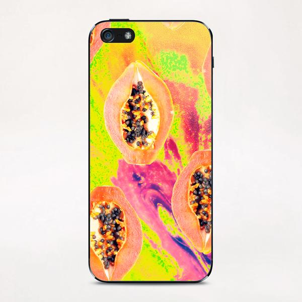 Papaya iPhone & iPod Skin by Uma Gokhale