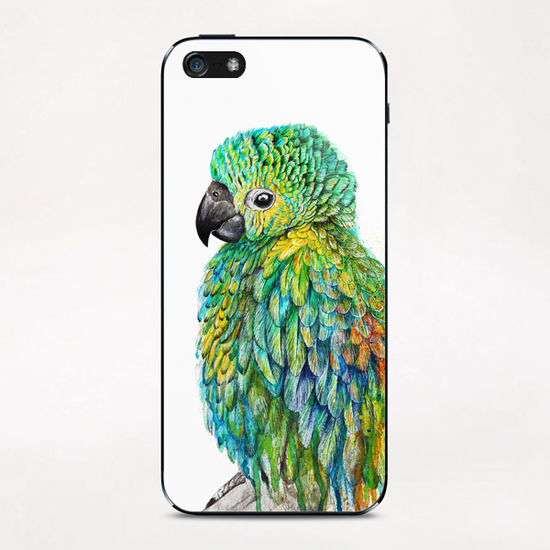 Parrot iPhone & iPod Skin by Nika_Akin