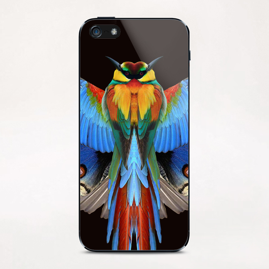 Patchwork Owl iPhone & iPod Skin by Mik Mak