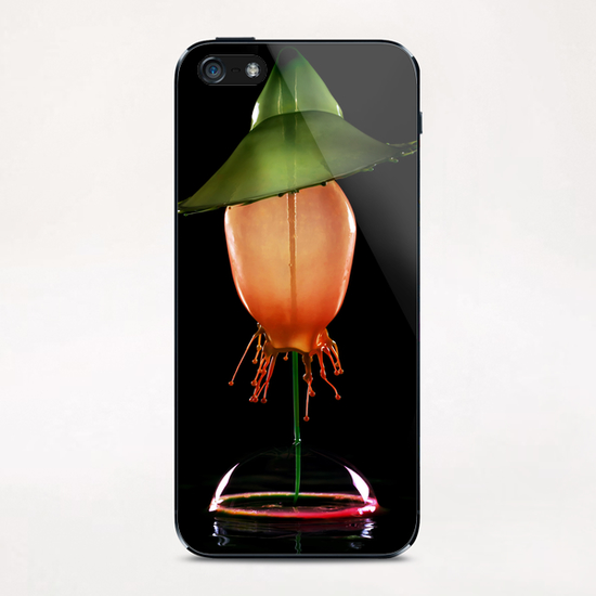 Green Hat iPhone & iPod Skin by Jarek Blaminsky