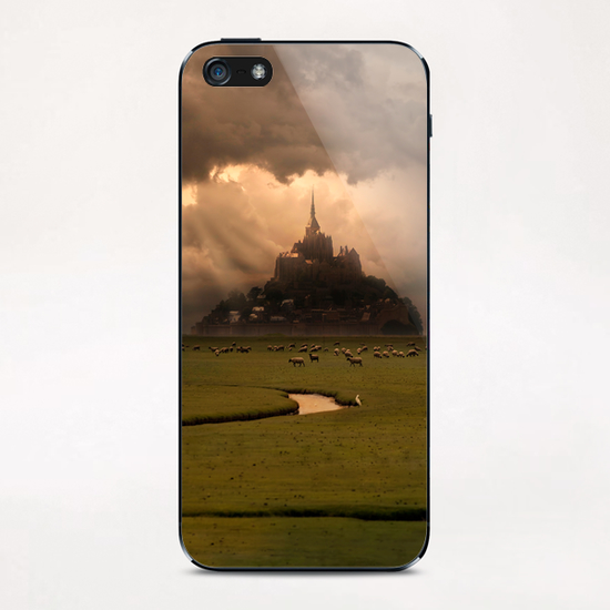 Saint Michel in the evening sun iPhone & iPod Skin by Jarek Blaminsky