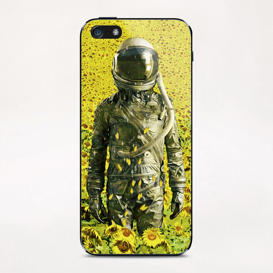 Stranded in the sunflower field iPhone & iPod Skin by Seamless