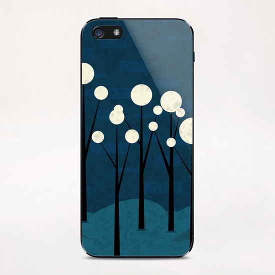 Moon Forest iPhone & iPod Skin by ivetas