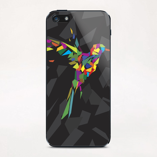 Rainbow Fly-Bird iPhone & iPod Skin by Alex Xela