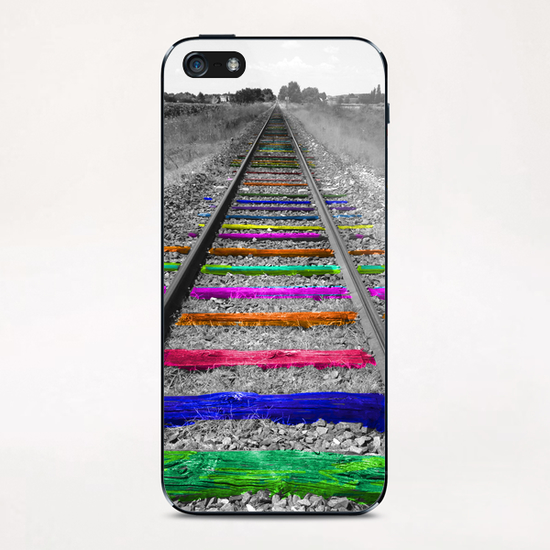 Rainbow Railway iPhone & iPod Skin by Ivailo K