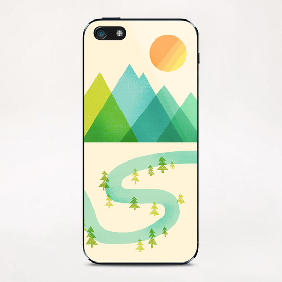 Bend in the River iPhone & iPod Skin by Jenny Tiffany