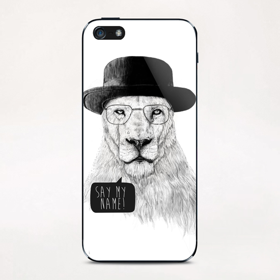 Say my name iPhone & iPod Skin by Balazs Solti