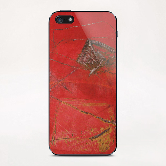 Rouge griffé iPhone & iPod Skin by Pierre-Michael Faure