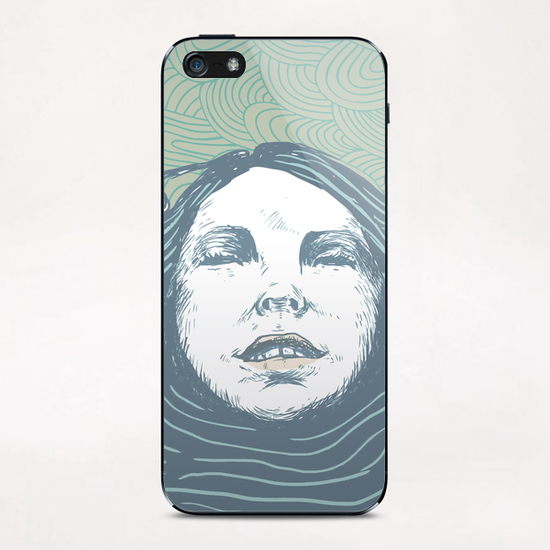 Sea-face iPhone & iPod Skin by tzigone