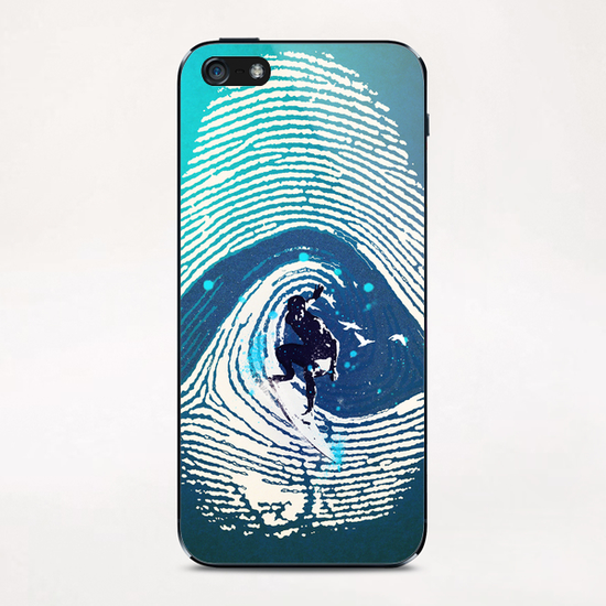 The Surfer iPhone & iPod Skin by dEMOnyo