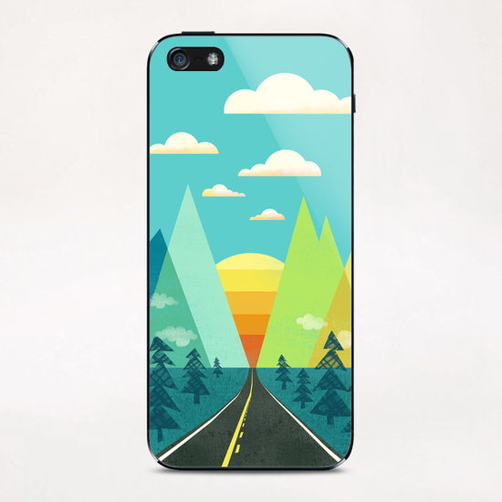 the Long Road iPhone & iPod Skin by Jenny Tiffany