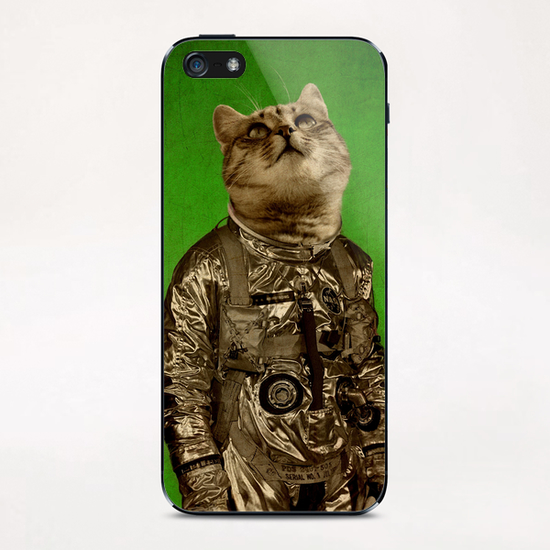 Up there is my home green iPhone & iPod Skin by durro art