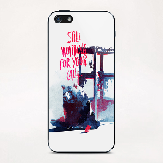 Still waiting for your call iPhone & iPod Skin by Robert Farkas