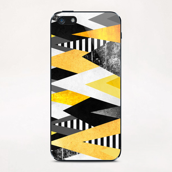 Yellow Peaks iPhone & iPod Skin by Elisabeth Fredriksson