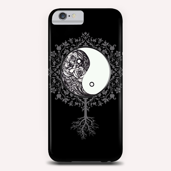 "Yin floral yang" iPhone Cases by Daniac Artsider