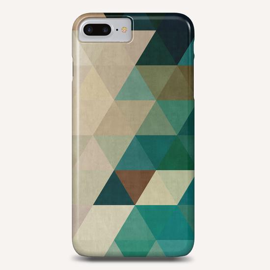 Green Triangular Pattern Phone Case by Vitor Costa