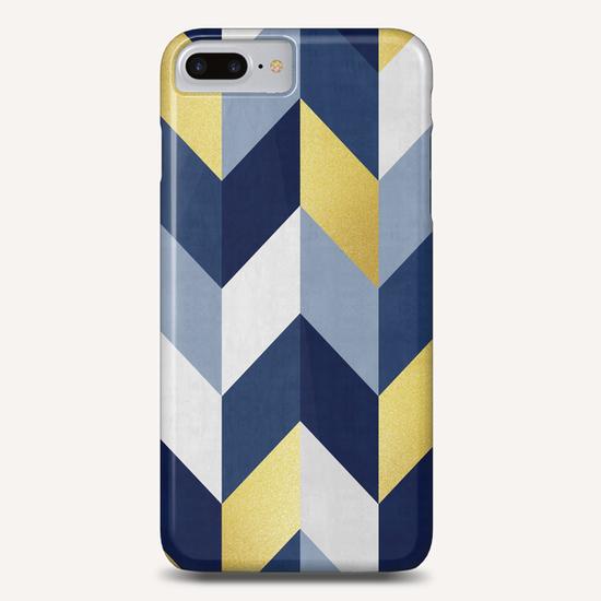 Geometric and golden chevron Phone Case by Vitor Costa