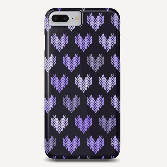 Colorful Knitted Hearts X 0.2 Phone Case by Amir Faysal