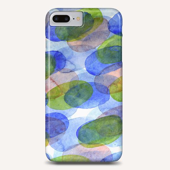 Green Blue Red Ovals Phone Case by Heidi Capitaine