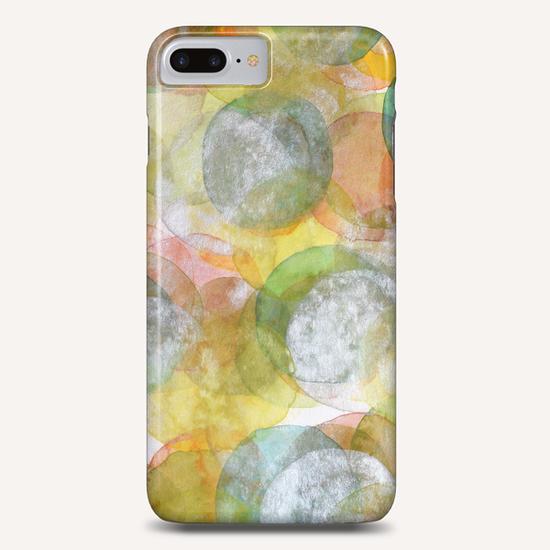 Silver Green Yellow Circles Phone Case by Heidi Capitaine