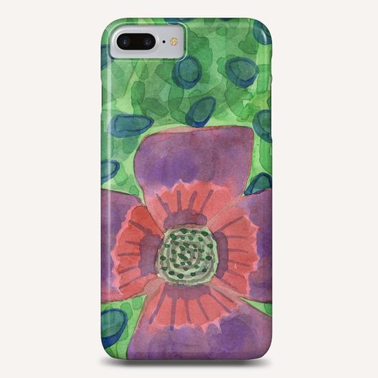 Single Purple Flower Phone Case by Heidi Capitaine