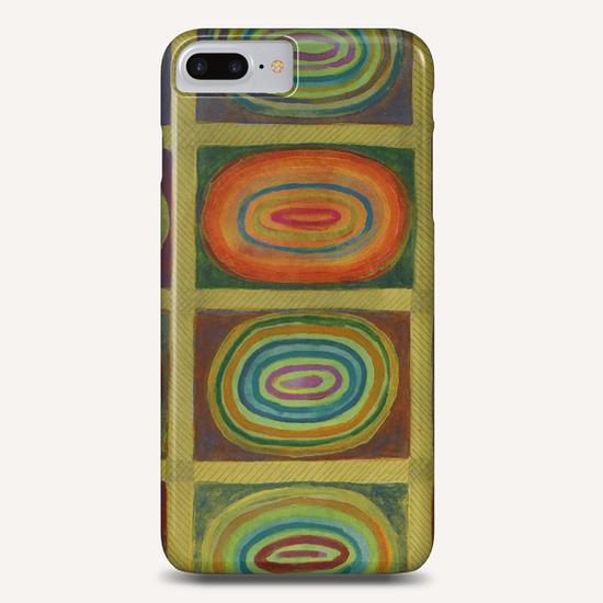 Ringed Ovals within Hatched Grid Phone Case by Heidi Capitaine
