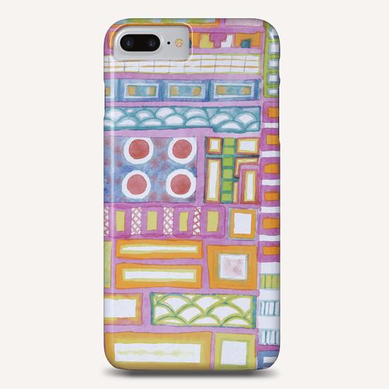 Filled Pink Grid Phone Case by Heidi Capitaine