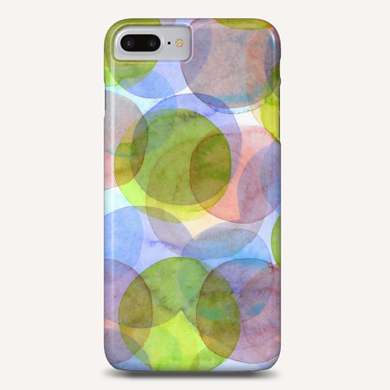 Green Red Blue Circles Phone Case by Heidi Capitaine