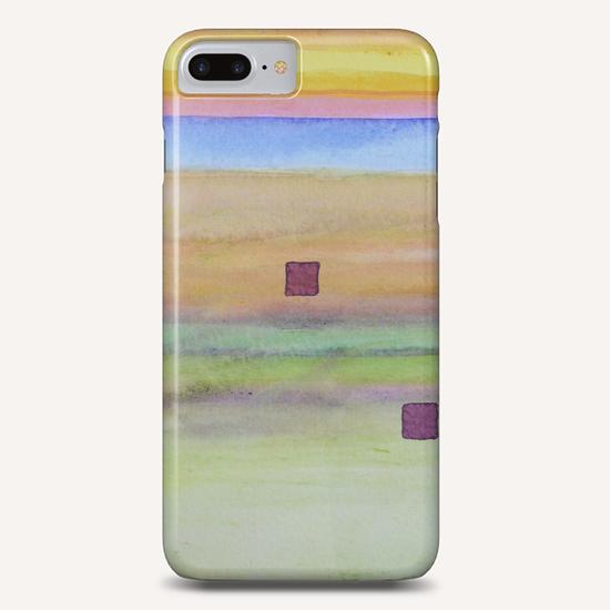 Romantic Landscape combined with Geometric Elements Phone Case by Heidi Capitaine