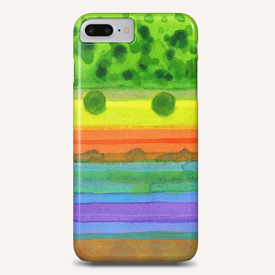 Plain with red Field  Phone Case by Heidi Capitaine