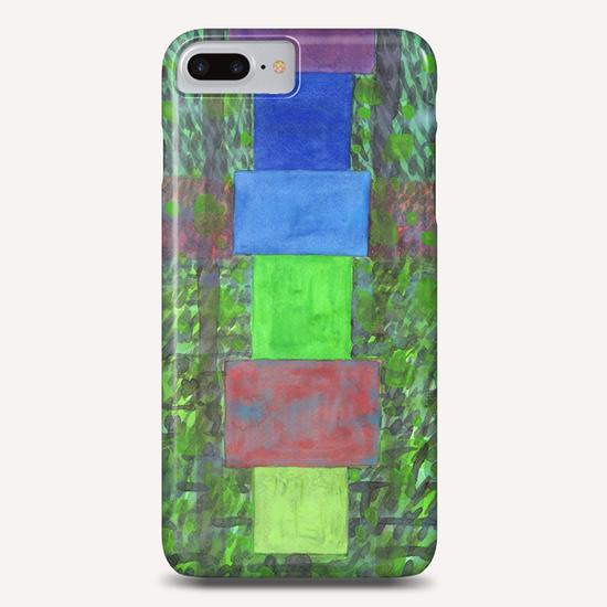 Piled Blocks within Striped Picturesque Painting   Phone Case by Heidi Capitaine