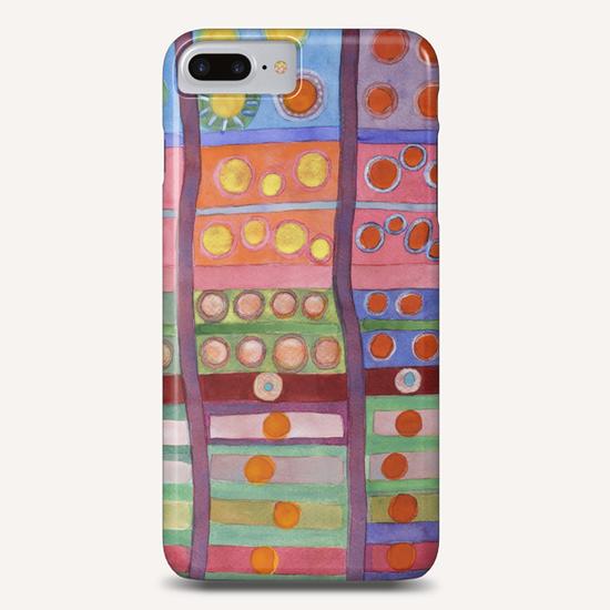 Colorful Grid Pattern with Numerous Circles   Phone Case by Heidi Capitaine