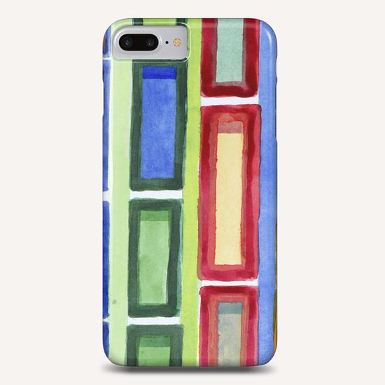 Narrow Frames in Vertical Rows Pattern Phone Case by Heidi Capitaine