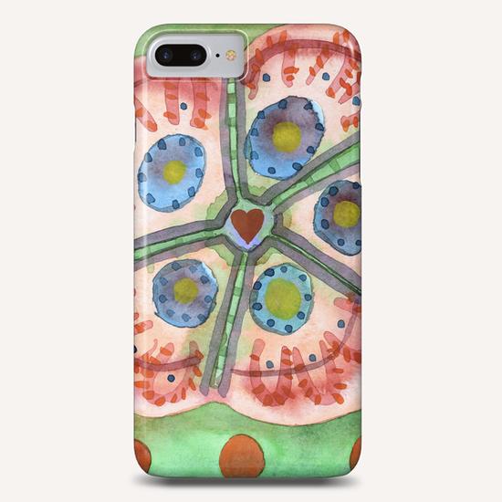 Tender Folcloristic Heart Blossom  Phone Case by Heidi Capitaine