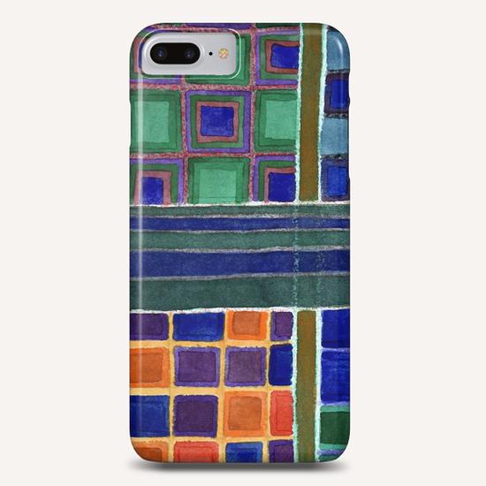 Four Squares Check Pattern Phone Case by Heidi Capitaine
