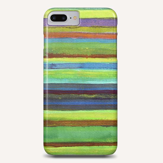 Colorful Horizontal Stripes  Phone Case by Heidi Capitaine