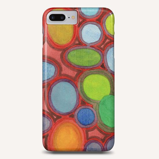 . Abstract Moving Round Shapes Pattern  Phone Case by Heidi Capitaine