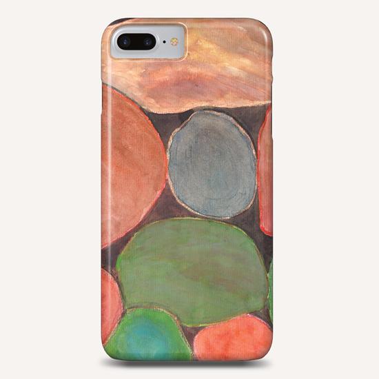 . Lovely colorful Stones on dark Background  Phone Case by Heidi Capitaine