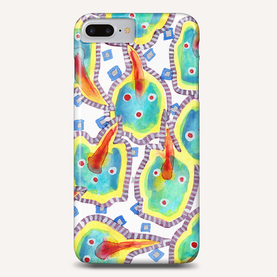 Red Beaks Pattern  Phone Case by Heidi Capitaine