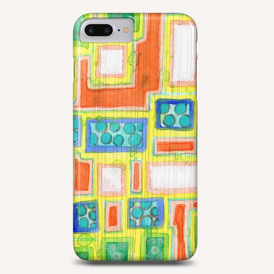 Structured Beautiful Bright Pattern with Vertical Pencil Lines  Phone Case by Heidi Capitaine
