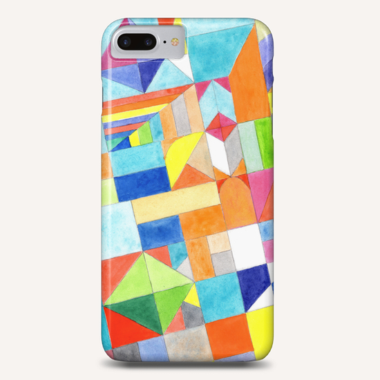 Playful Colorful Architectural Pattern  Phone Case by Heidi Capitaine