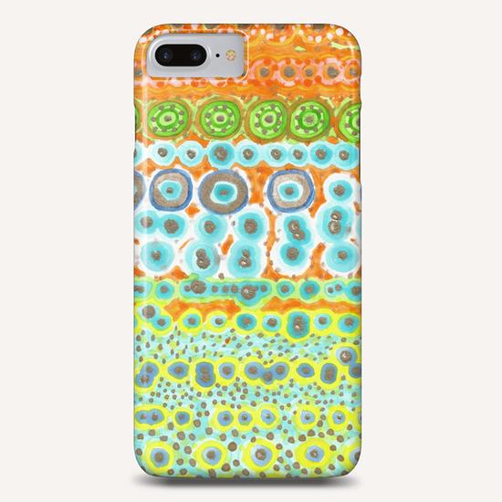 Happy Circle Pattern with Gold  Phone Case by Heidi Capitaine