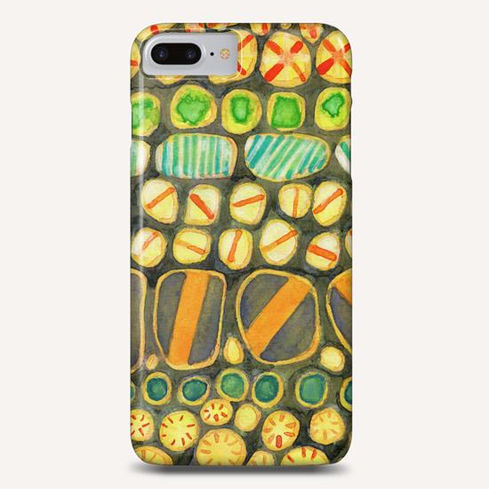 Vintage Decorated Round Shapes Pattern   Phone Case by Heidi Capitaine