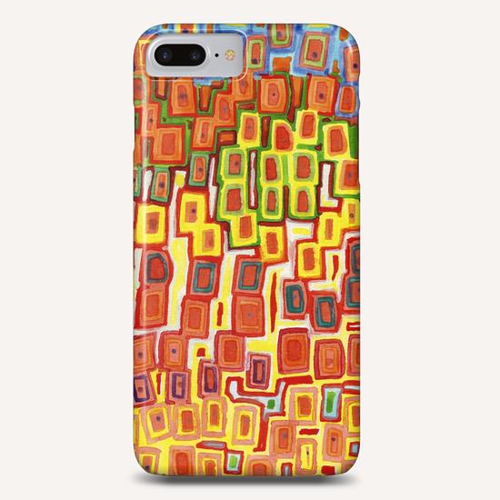 Squeezed together Squares Pattern  Phone Case by Heidi Capitaine