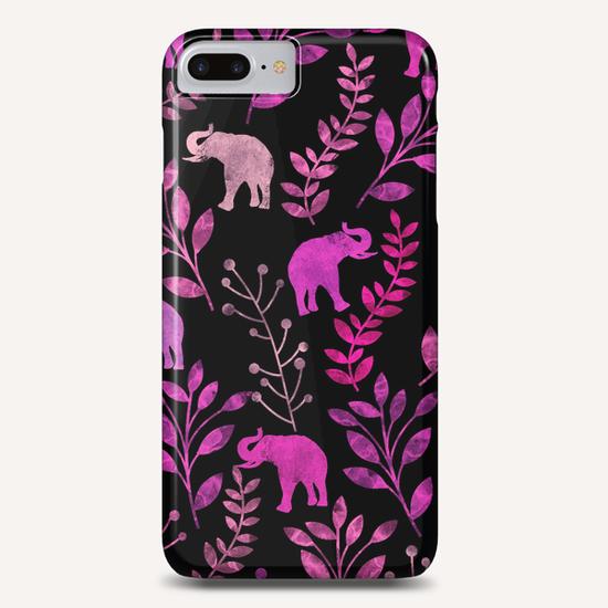 Floral and Elephant  Phone Case by Amir Faysal