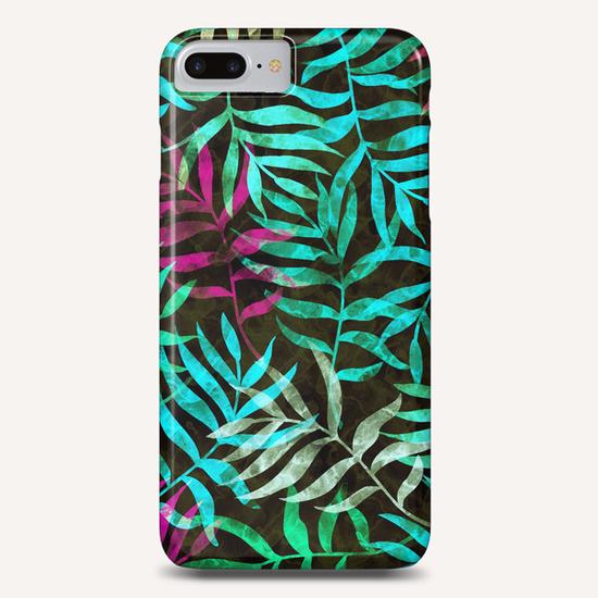 Watercolor Tropical Palm Leaves X 0.5 Phone Case by Amir Faysal