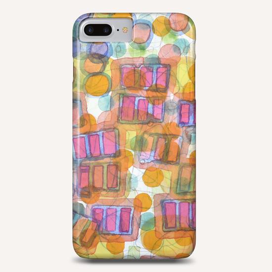 Happy Pattern with Pink Blocks Phone Case by Heidi Capitaine