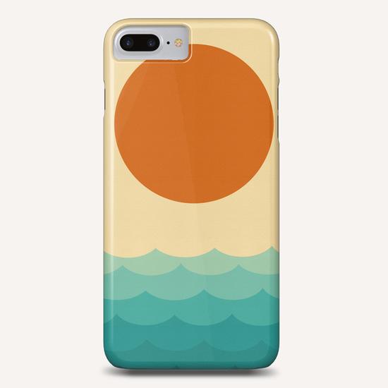 Minimalist sunset Phone Case by Vitor Costa